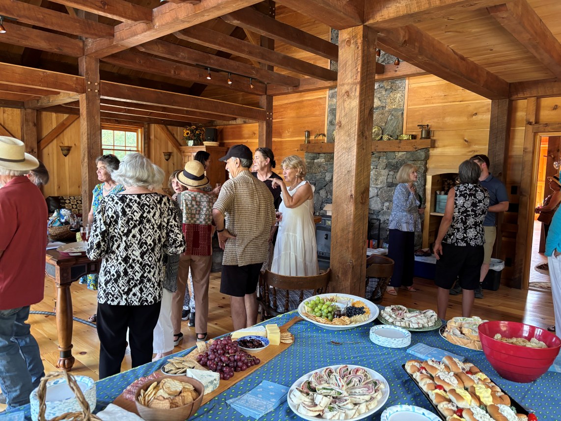 Attendees for our July fundraising raffle.